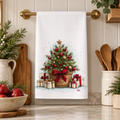 Christmas Tree Waffle Kitchen Towel