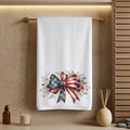 Patriotic Hand Towel: Americana Kitchen & Bathroom Decor