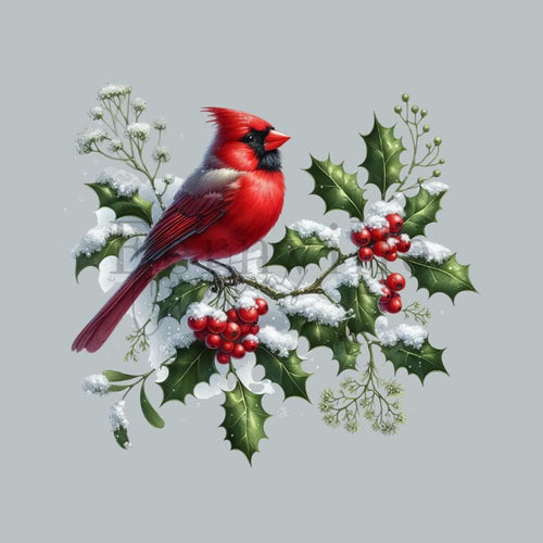 Cardinal Hand Towel, Christmas Bathroom Decor, Winter Bird Guest Bath Gift