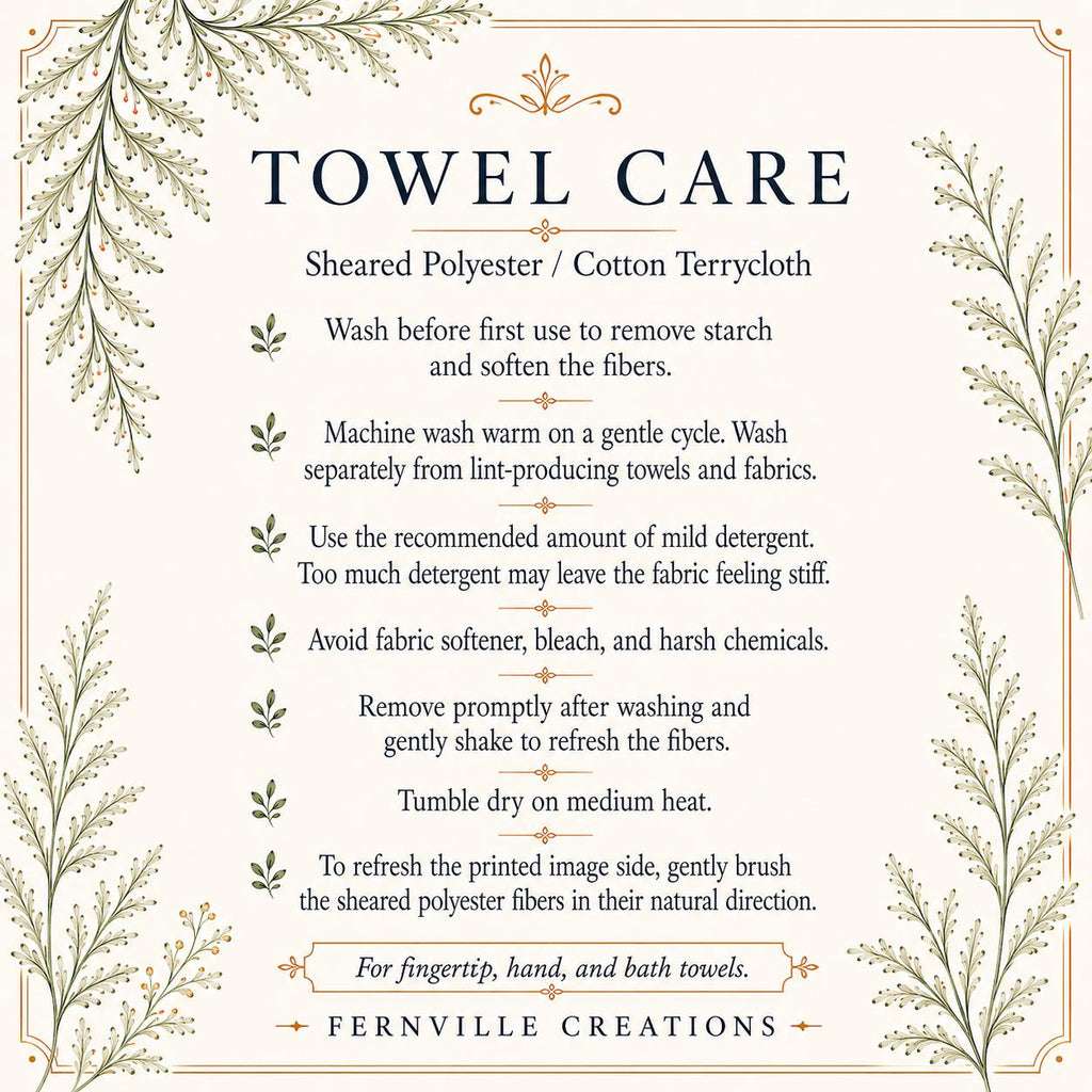 Heron Fingertip Towel, Coastal Guest Bath Decor, Marsh Bird Powder Room Gift