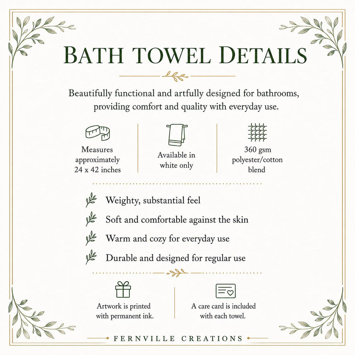 Sunflower Bath Towel, Rustic Floral Bathroom Decor, Cottage Botanical Accent