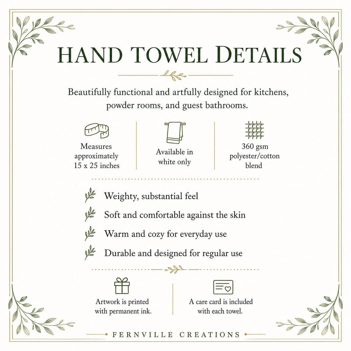Fall Wheat Hand Towel, Farmhouse Floral Bathroom Decor, Vintage Pitcher Guest Bath Accent