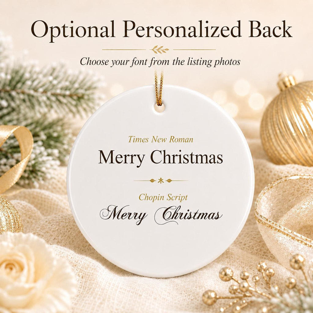 Tree of Life Gift, Personalized Ceramic Ornament with Colorful Birds