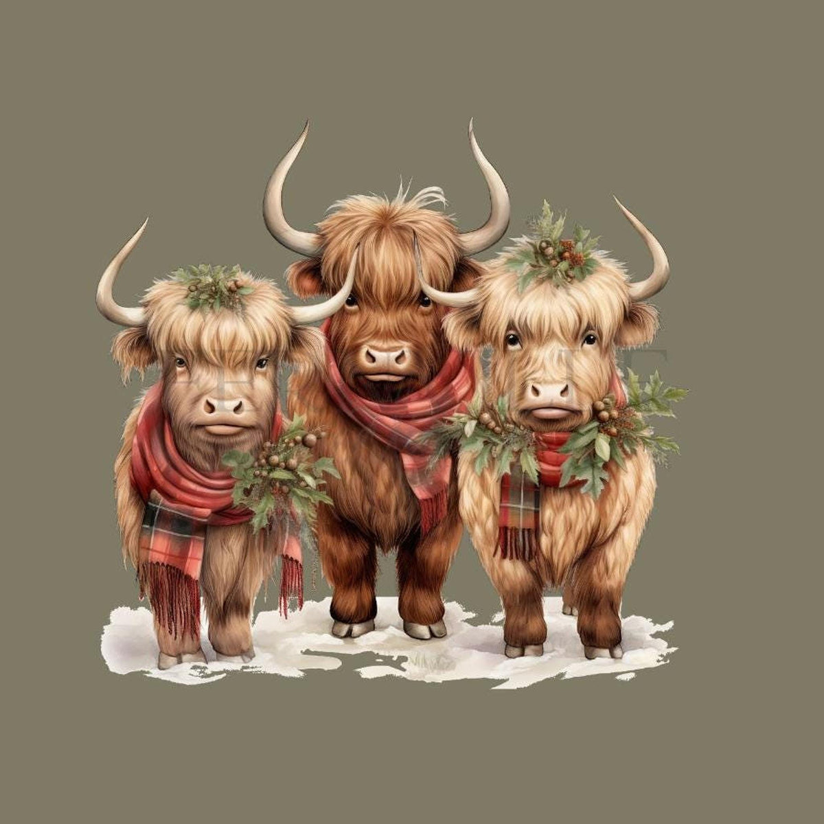Highland Cow Bath Towel, Rustic Winter Decor for Cozy Bathrooms