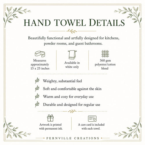 Blue Pumpkin Towel, Elegant Fall Hand for Hostess Gift