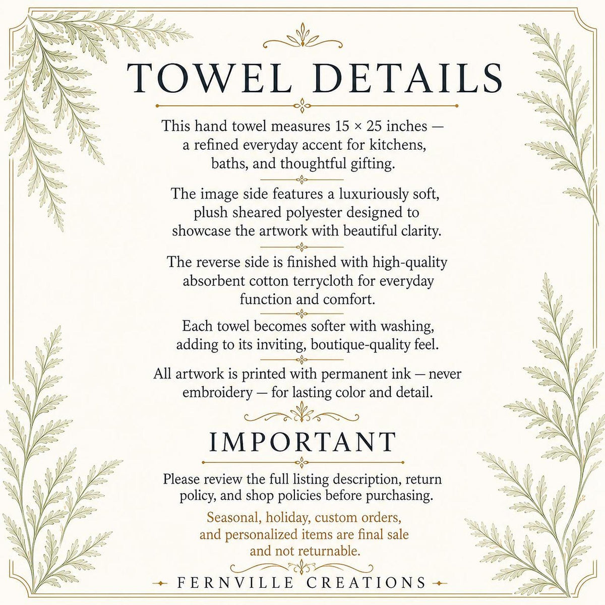 Pansy Hand Towel, Floral Bathroom Decor with Sublimation Design