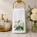 Hydrangea Hand Towel, 15 × 25 Inches, Sheared Polyester Front