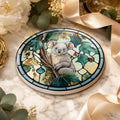 Koala Ceramic Coaster, Australian Wildlife Drink Tile, Animal Lover Gift