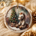 Sentimental Keepsake Ceramic Ornament, 3-Inch Round Horse Christmas Decor