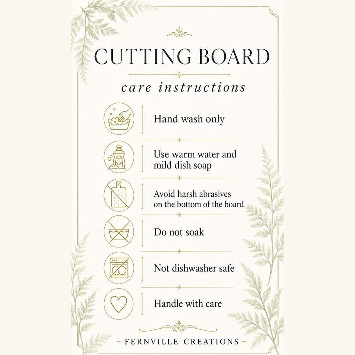 Glass Cutting Board, Chinchilla-Textured Surface, Cottage Kitchen Floral Design